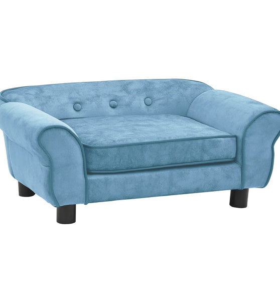Hundesofa Türkis 72x45x30 cm Plüsch