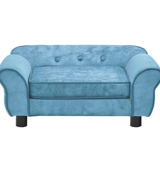 Hundesofa Türkis 72x45x30 cm Plüsch