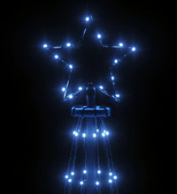 LED-Weihnachtsbaum Kegelform Blau 310 LEDs 100x300 cm