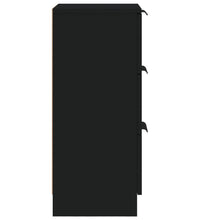 Sideboard Schwarz 30x30x70 cm Holzwerkstoff