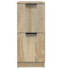 Sideboards 2 Stk. Sonoma-Eiche 30x30x70 cm Holzwerkstoff