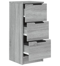 Sideboards 2 Stk. Grau Sonoma 30x30x70 cm Holzwerkstoff
