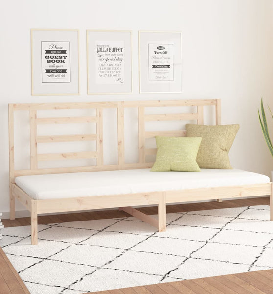 Tagesbett ohne Matratze 90x200 cm Massivholz Kiefer