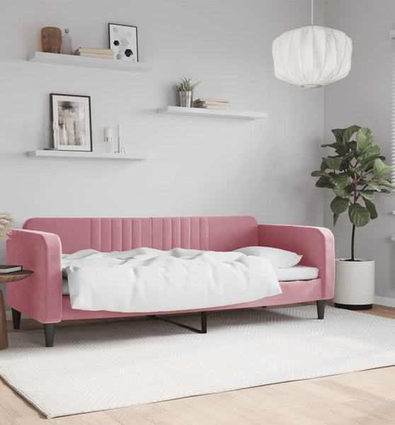 Tagesbett Rosa 80x200 cm Samt