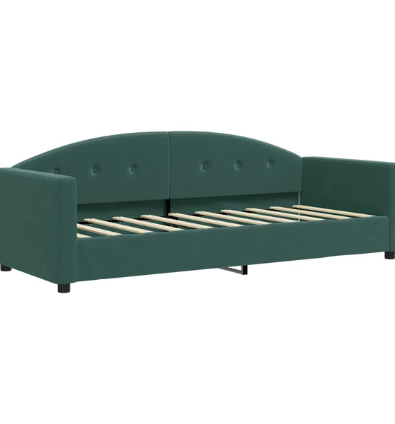 Tagesbett Dunkelgrün 80x200 cm Samt