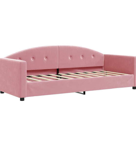 Tagesbett Rosa 80x200 cm Samt
