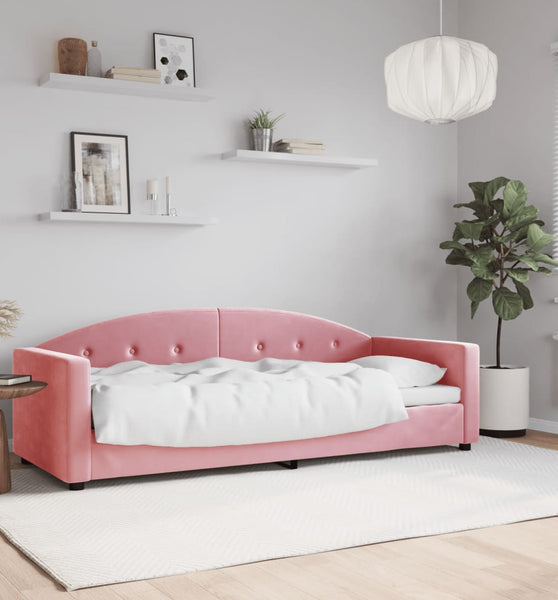 Tagesbett Rosa 80x200 cm Samt
