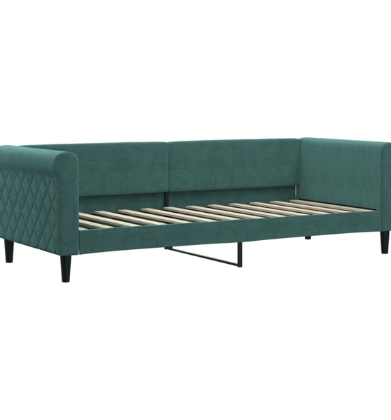 Tagesbett Dunkelgrün 80x200 cm Samt