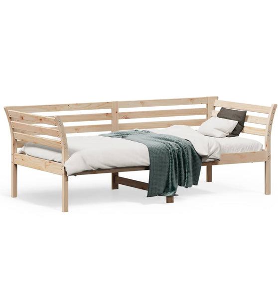 Tagesbett ohne Matratze 75x190 cm Massivholz Kiefer