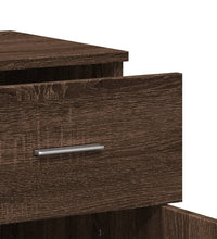 Sideboard Braun Eichen-Optik 79x38x80 cm Holzwerkstoff