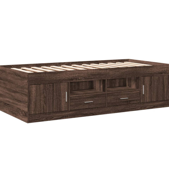 Tagesbett mit Schubladen ohne Matratze 75x190 cm