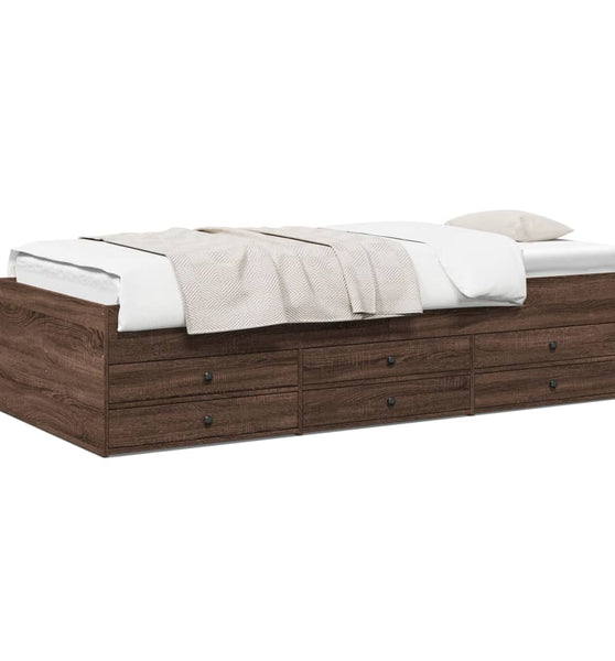 Tagesbett mit Schubladen ohne Matratze 75x190 cm