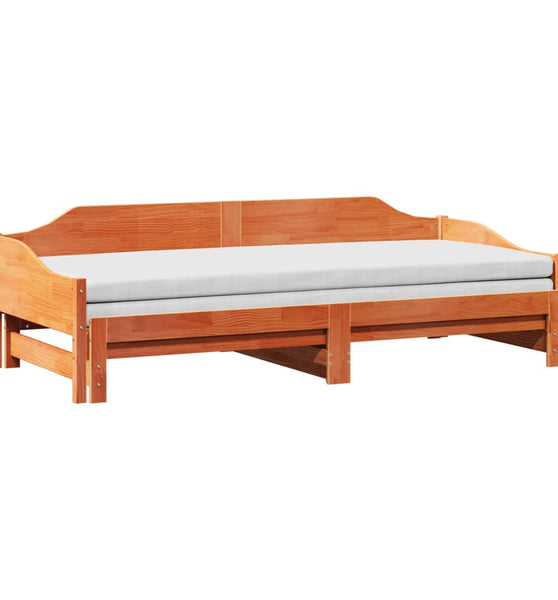 Tagesbett Ausziehbar ohne Matratzen 90x190 cm Massivholz