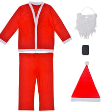 Weihnachtskostüm Weihnachtsmann Kostüm Set