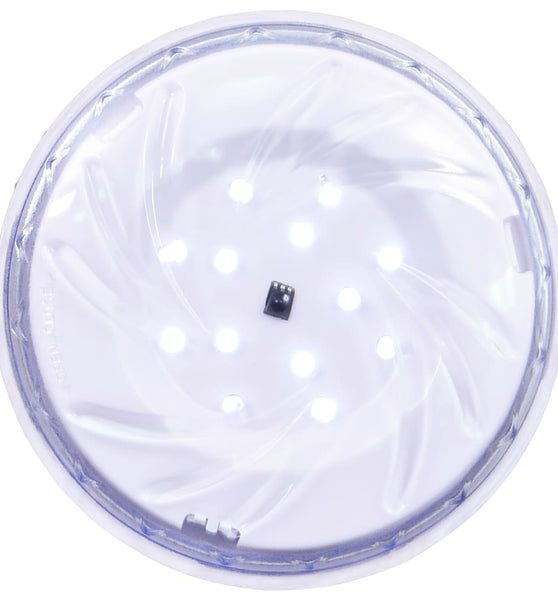 Unterwasser-LED-Poollampe mit Fernbedienung Weiß