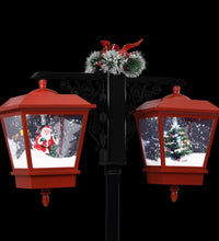 Weihnachts-Straßenlampe mit Weihnachtsmann 81 x 40 x 188 cm PVC