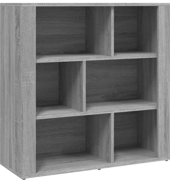 Sideboard Grau Sonoma 80x30x80 cm Holzwerkstoff