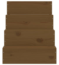 Haustiertreppe Honigbraun 40x49x47 cm Massivholz Kiefer