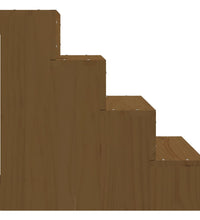 Haustiertreppe Honigbraun 40x49x47 cm Massivholz Kiefer
