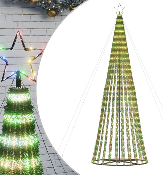 Weihnachtsbaum Kegelform 688 LEDs Mehrfarbig 300 cm