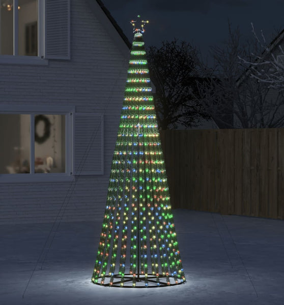 Weihnachtsbaum Kegelform 688 LEDs Mehrfarbig 300 cm