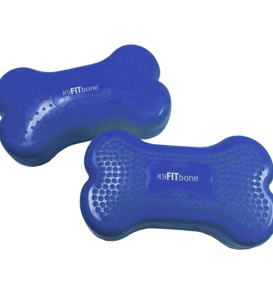 FitPAWS Balance-Kissen für Haustiere Mini K9FITbone 2 Stk. 29x16,5x6 cm Blau