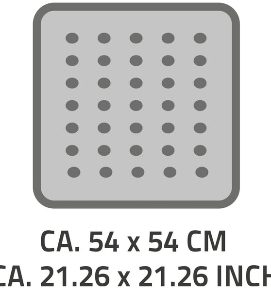 RIDDER Duscheinlage Antirutschmatte Playa 54×54 cm Weiß 68401