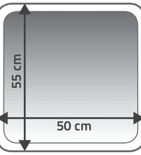 RIDDER Badteppich Coins 55×50 cm Grau 7103807