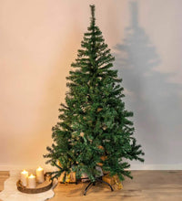 HI Weihnachtsbaum mit Ständer aus Metall Grün 180 cm