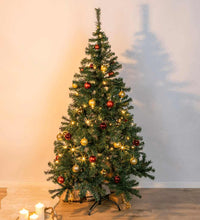 HI Weihnachtsbaum mit Ständer aus Metall Grün 180 cm