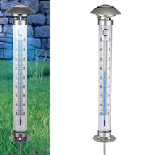 HI Solar-Gartenleuchte mit Thermometer