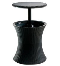 Kühlbar Rattan Anthrazit 203835
