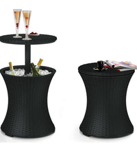 Kühlbar Rattan Anthrazit 203835