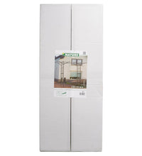 Gartenbogen Metall 114x66x232 cm Schwarz