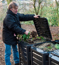 Garten Abfalltasche Schwarz 1200 L 6071483