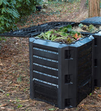 Garten Abfalltasche Schwarz 1200 L 6071483