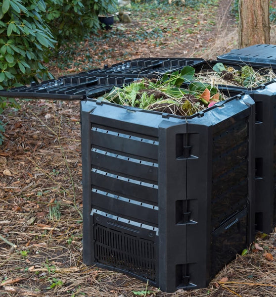 Garten Abfalltasche Schwarz 1200 L 6071483