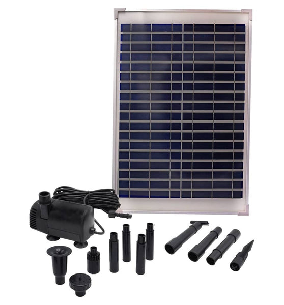 Ubbink Gartenbrunnen-Pumpen-Set SolarMax 1000 mit Solarpanel