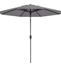 Sonnenschirm Paros II Luxe 300 cm Hellgrau