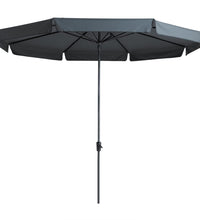 Sonnenschirm Syros Luxe 350 cm Rund Grau