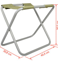 Gartengeräte-Tasche und Hocker Grau GT85