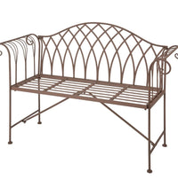 Gartenbank aus Metall im Altenglischen Stil MF009