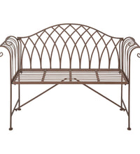 Gartenbank aus Metall im Altenglischen Stil MF009