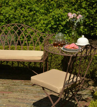 Gartenbank aus Metall im Altenglischen Stil MF009