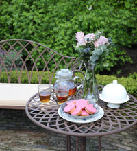 Gartenbank aus Metall im Altenglischen Stil MF009