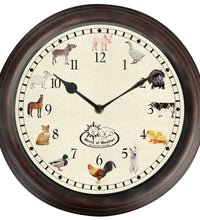 Uhr mit Bauernhoftiergeräuschen