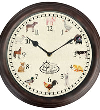Uhr mit Bauernhoftiergeräuschen