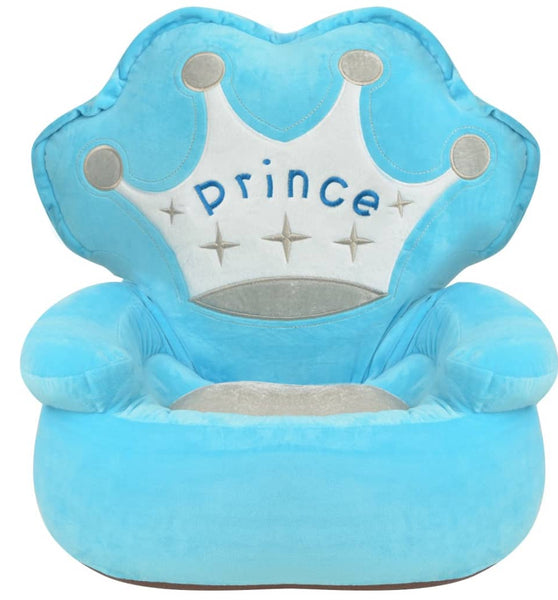 Plüsch-Kindersessel Prinz Blau