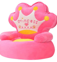 Plüsch-Kindersessel Prinzessin Rosa