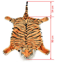 Tigerfell Teppich Plüsch 144 cm Braun